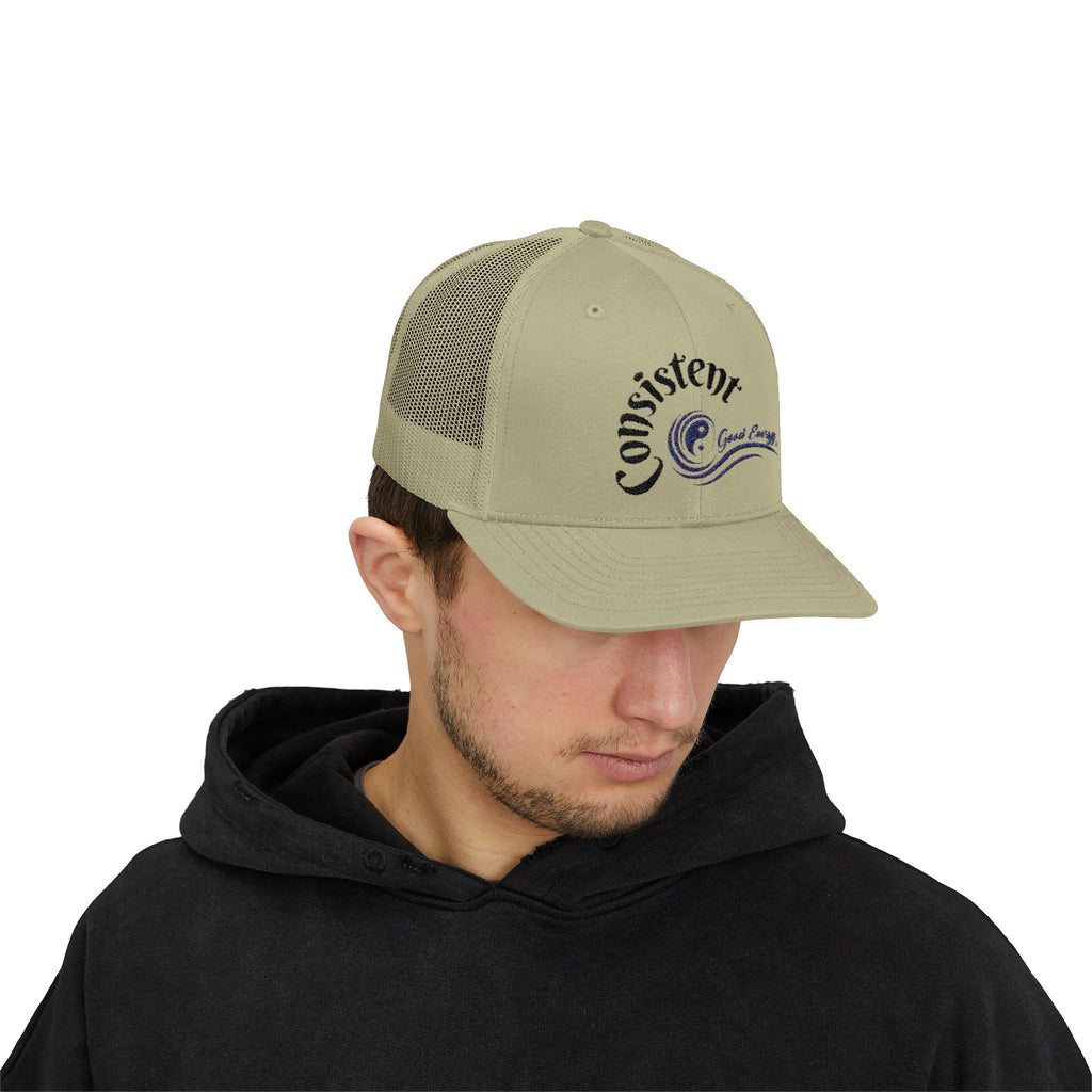 "Consistent" Good Energy Snapback Trucker Cap – Your Commitment to principles and values delivers results
