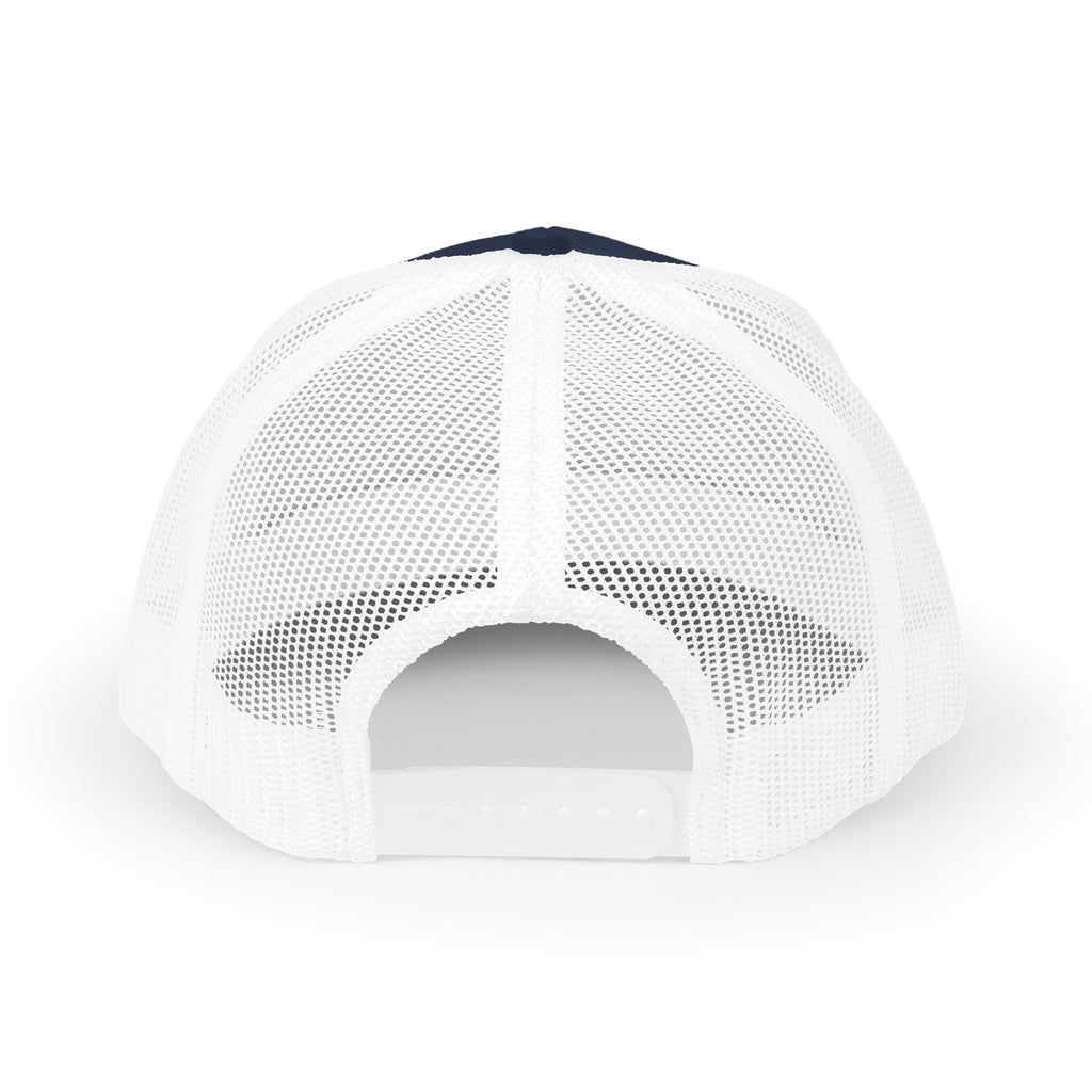 Grateful Good Energy Trucker Cap — Retro Script Heartwave Snapback