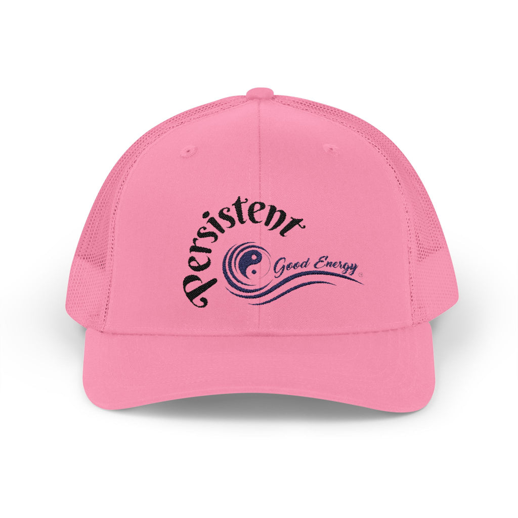 "Persistent" Good Energy Snapback Trucker Cap — Never Give Up, Never Give In