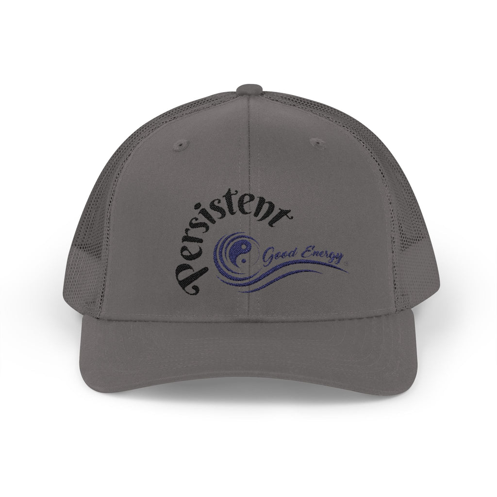"Persistent" Good Energy Snapback Trucker Cap — Never Give Up, Never Give In