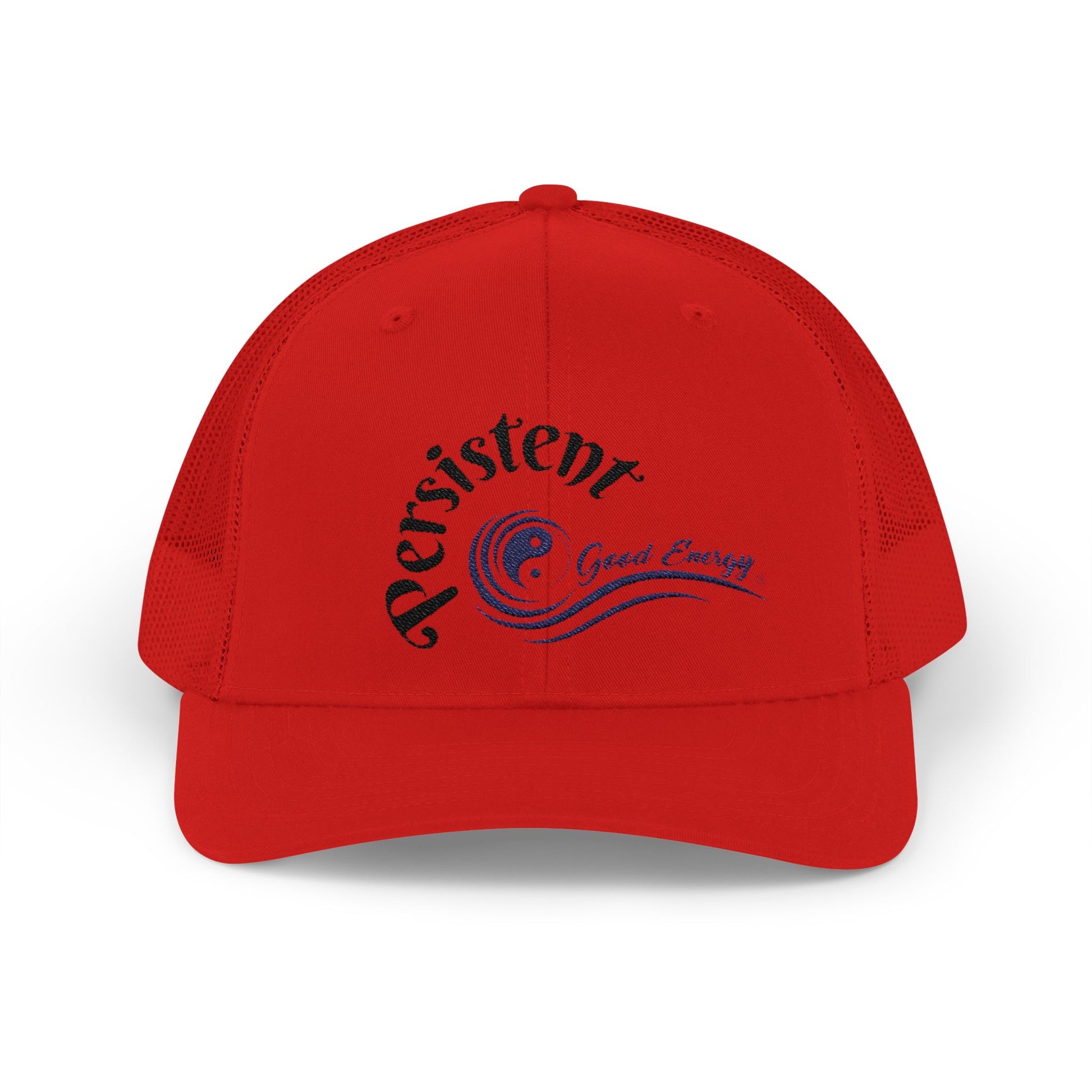 "Persistent" Good Energy Snapback Trucker Cap — Never Give Up, Never Give In