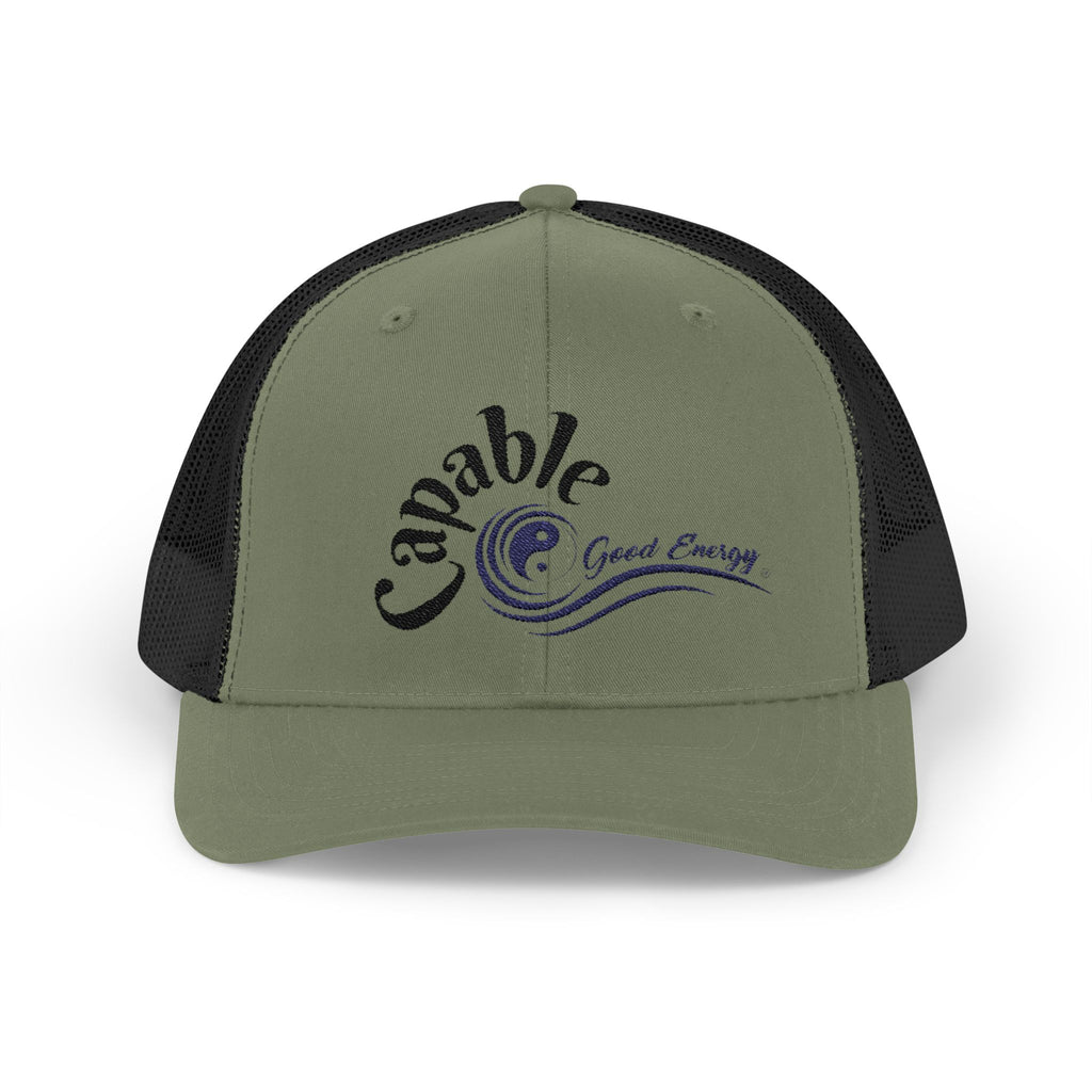 "Capable" Good Energy Snapback Trucker Cap – A powerful mindset gift for yourself and others