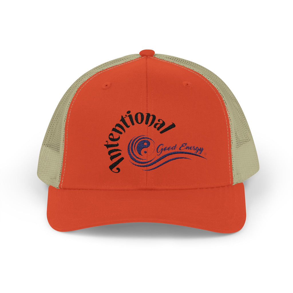 "Intentional" Good Energy Snapback Trucker Cap – A powerful mindset gift for yourself and others
