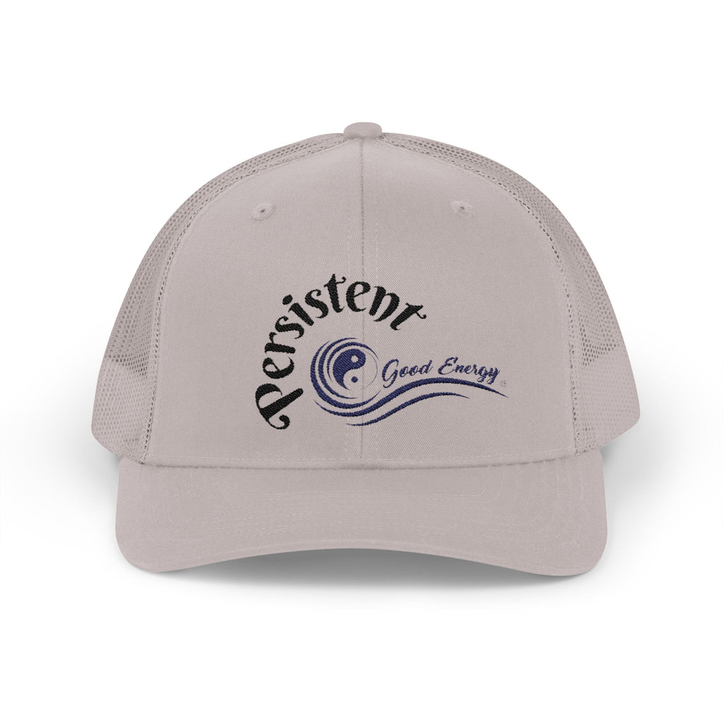 "Persistent" Good Energy Snapback Trucker Cap — Never Give Up, Never Give In