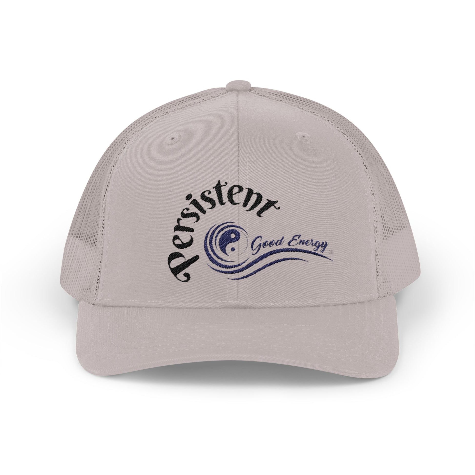 "Persistent" Good Energy Snapback Trucker Cap — Never Give Up, Never Give In