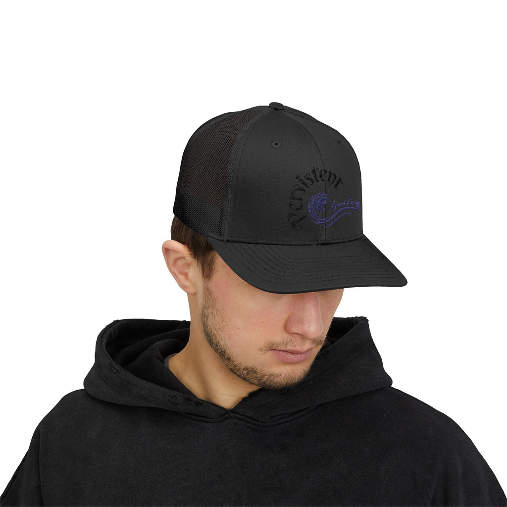 "Persistent" Good Energy Snapback Trucker Cap — Never Give Up, Never Give In