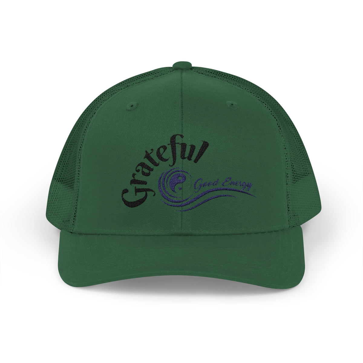 "Grateful" Good Energy Snapback Trucker Cap – A powerful mindset gift for yourself and others