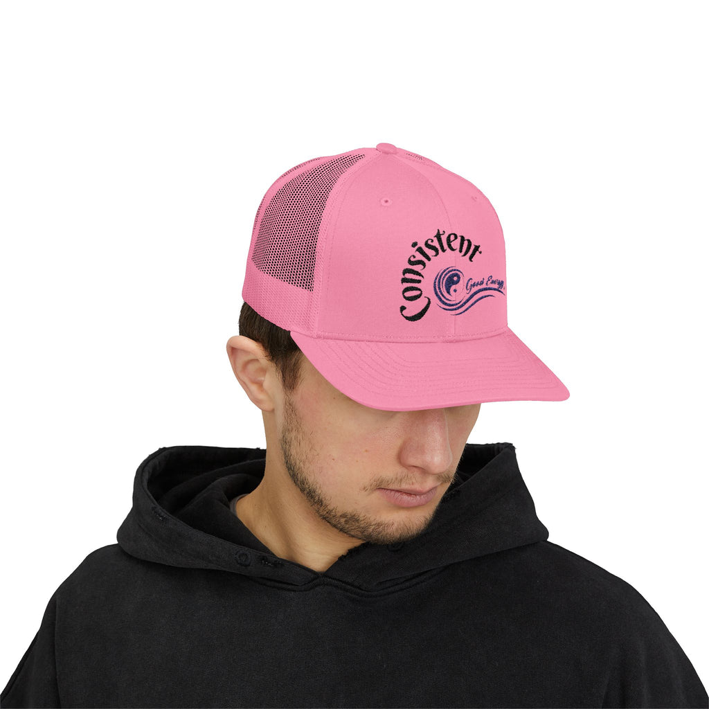 "Consistent" Good Energy Snapback Trucker Cap – Your Commitment to principles and values delivers results