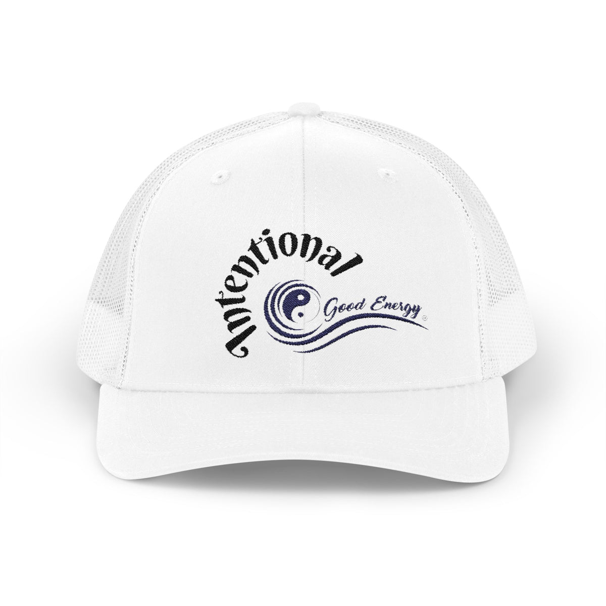 "Intentional" Good Energy Snapback Trucker Cap – A powerful mindset gift for yourself and others