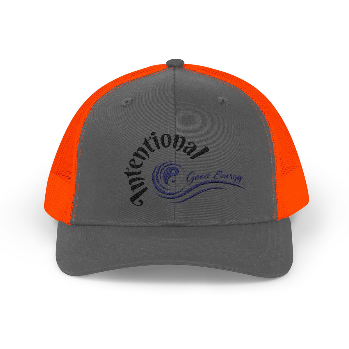 "Intentional" Good Energy Snapback Trucker Cap – A powerful mindset gift for yourself and others