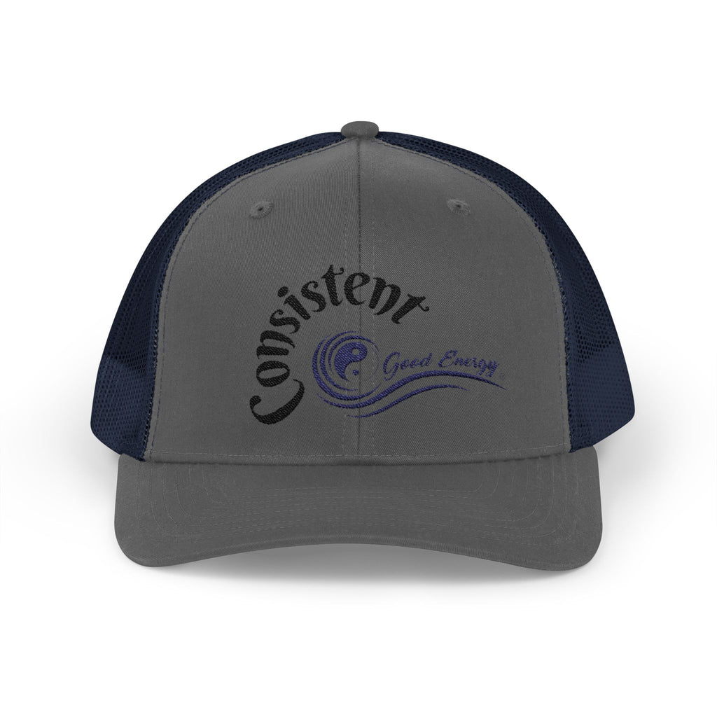 "Consistent" Good Energy Snapback Trucker Cap – Your Commitment to principles and values delivers results