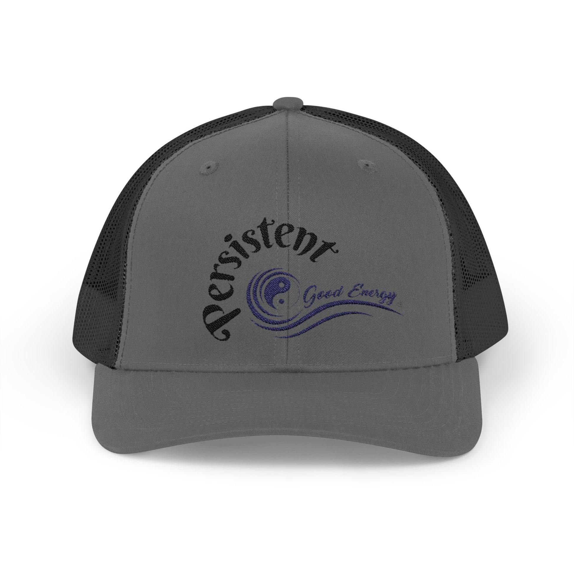 "Persistent" Good Energy Snapback Trucker Cap — Never Give Up, Never Give In