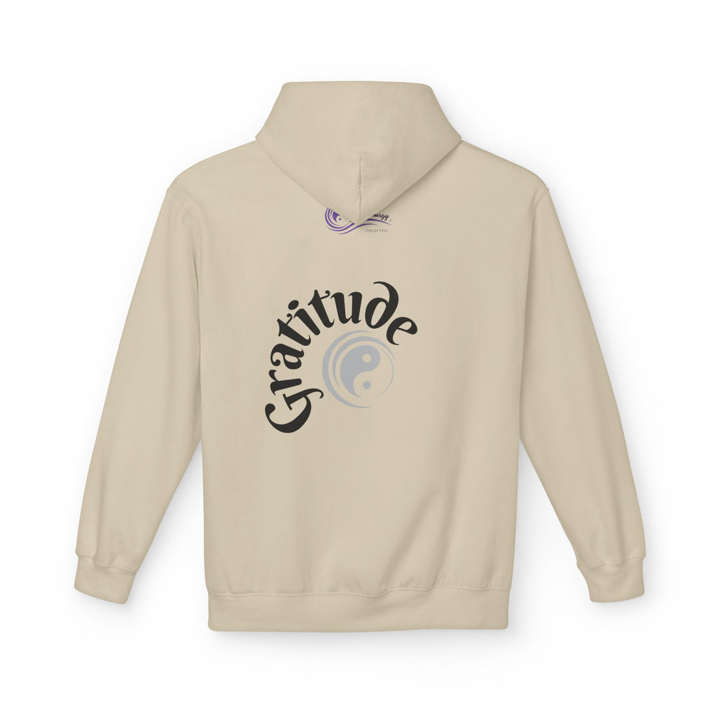 Gratitude Unisex Midweight Hoodie, Cozy Casual Wear, Gift for Meditation, Mindfulness Apparel, Spirituality Sweatshirt