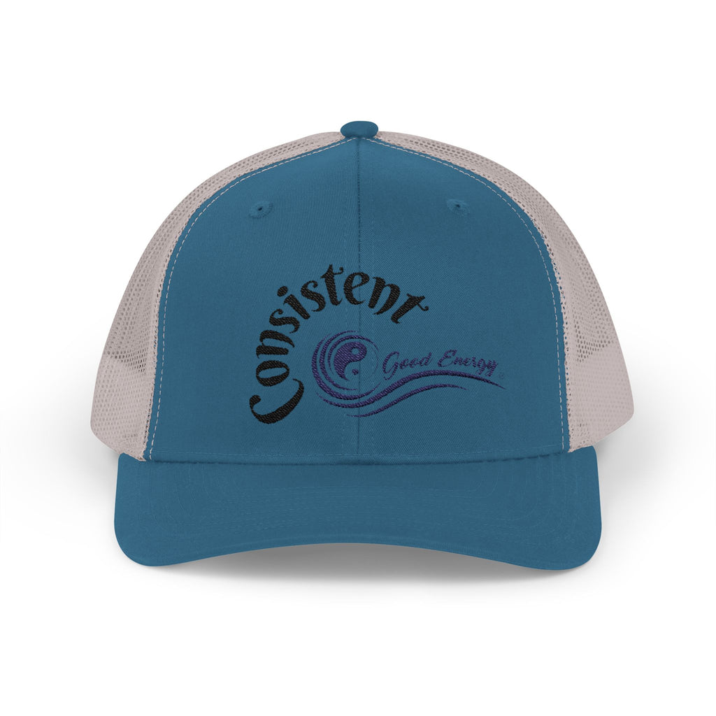 "Consistent" Good Energy Snapback Trucker Cap – Your Commitment to principles and values delivers results
