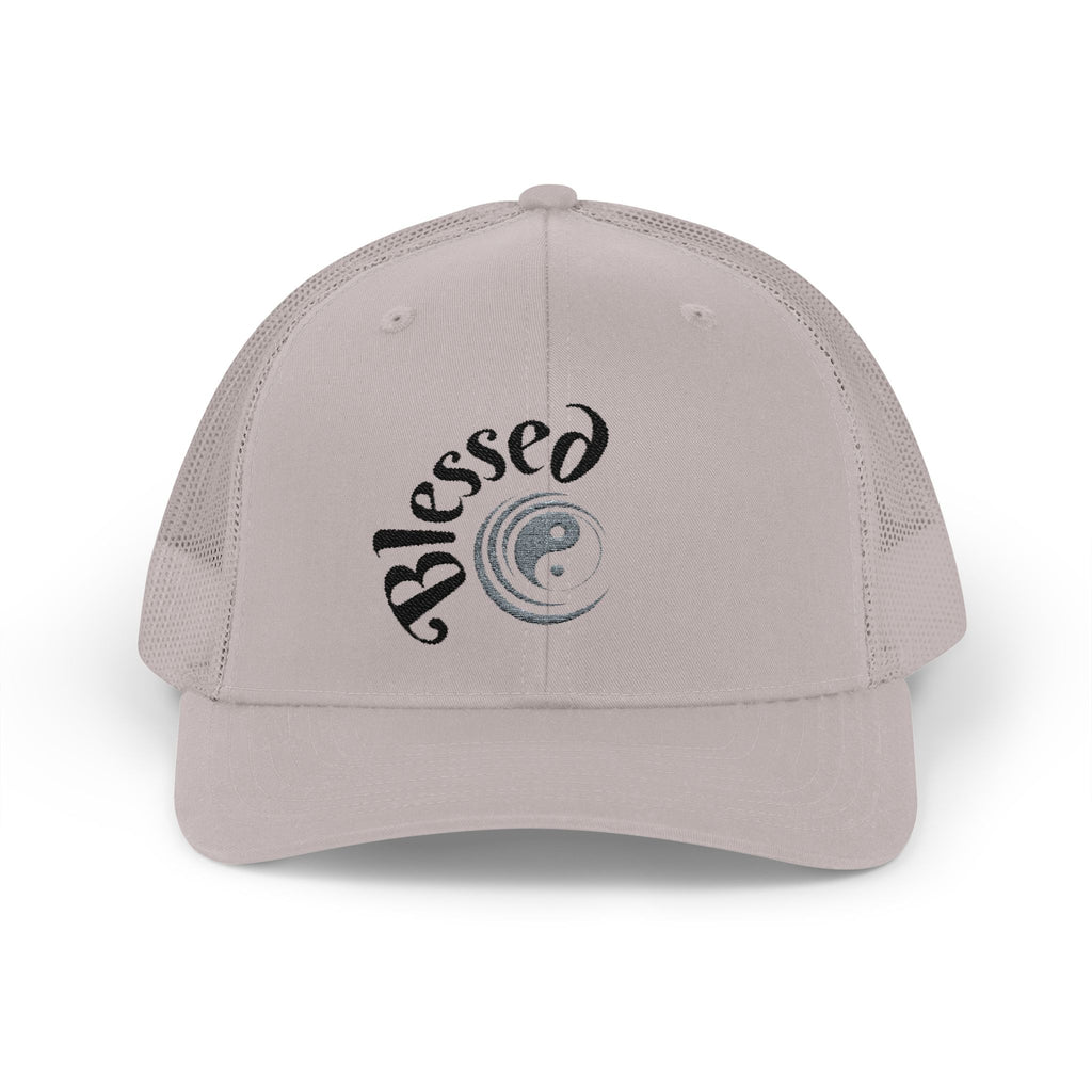 "Blessed." Set Apart for a Higher Purpose.  Good Energy Snapback Trucker Cap