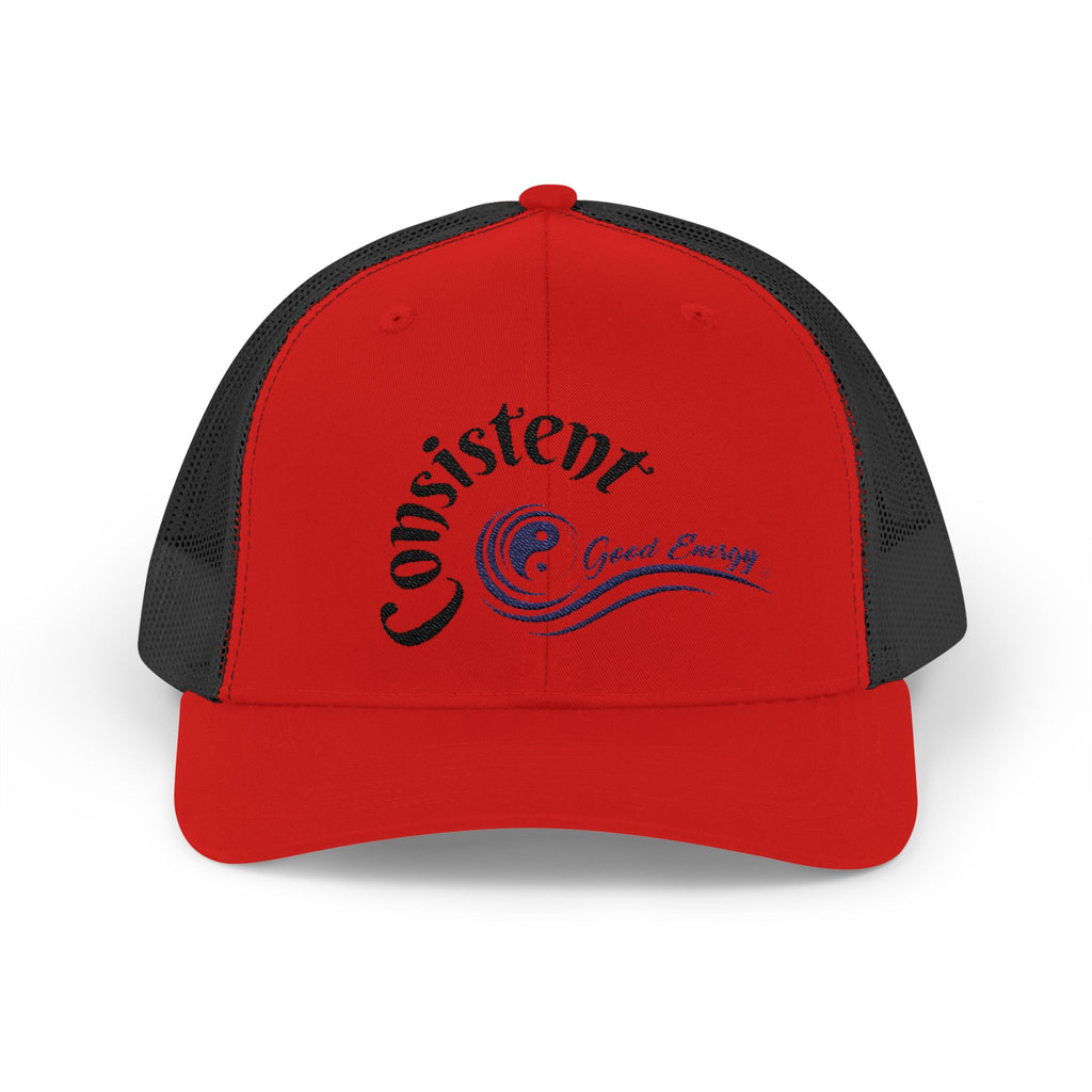 "Consistent" Good Energy Snapback Trucker Cap – Your Commitment to principles and values delivers results