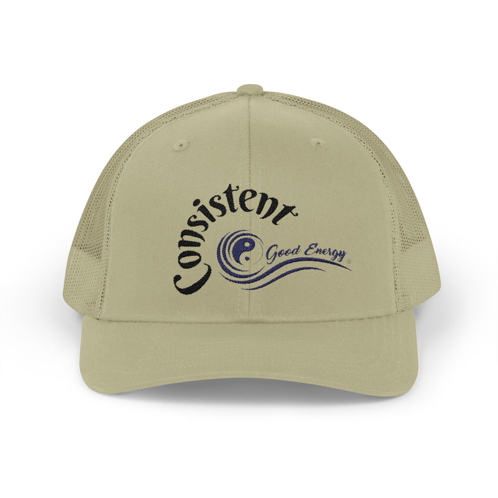 "Consistent" Good Energy Snapback Trucker Cap – Your Commitment to principles and values delivers results