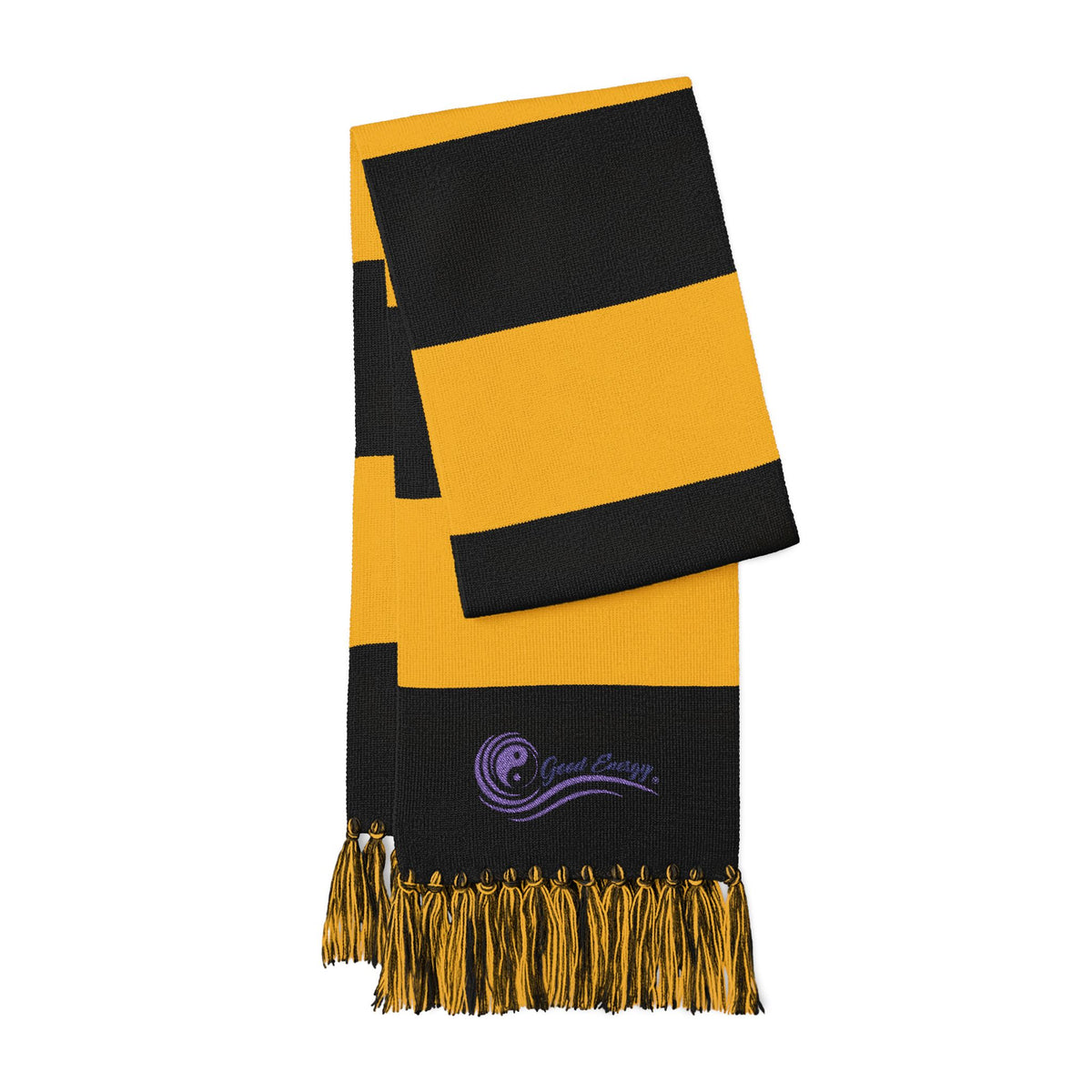 Good Energy Embroidered Spectator Scarf – Game Day Team Spirit