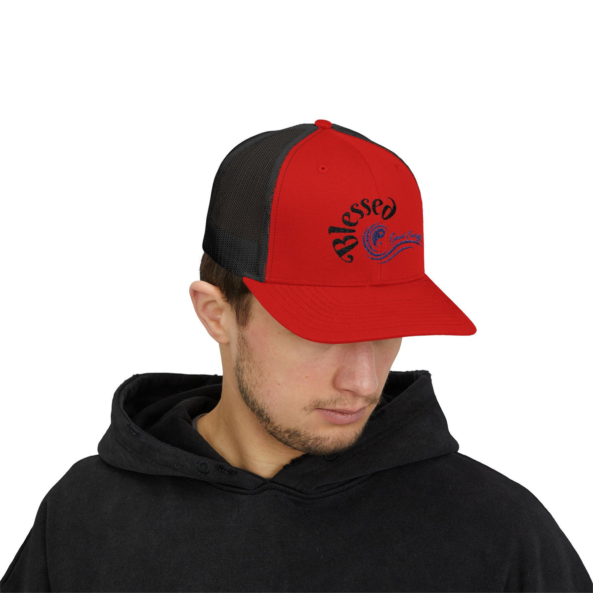 "Blessed" Good Energy Snapback Trucker Cap – A powerful mindset gift for yourself and others