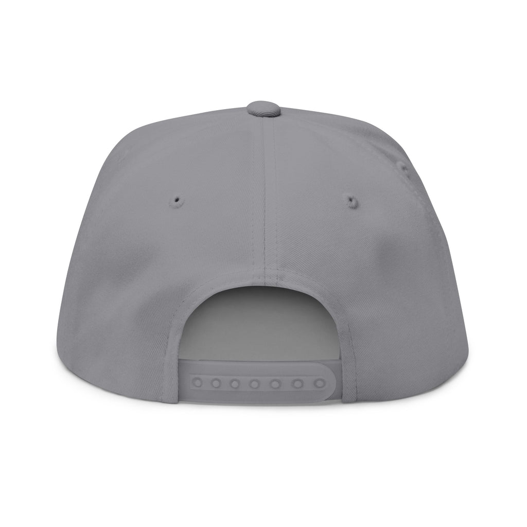 "Fearless" Embroidered Flat Bill Cap — "Fearless" Good Energy Snapback