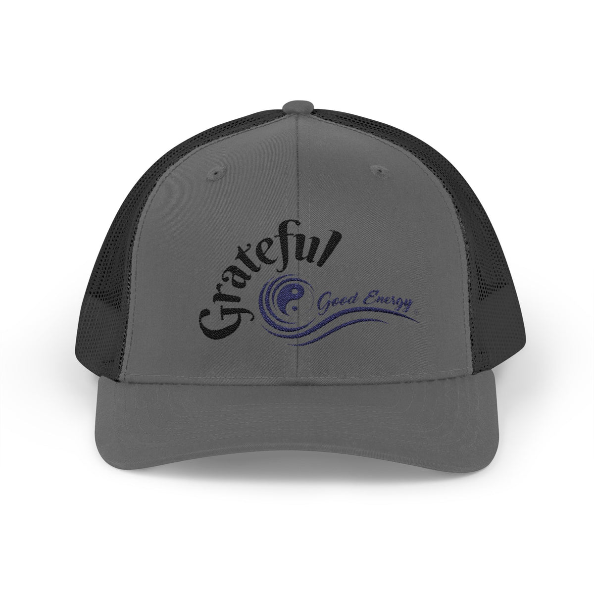 "Grateful" Good Energy Snapback Trucker Cap – A powerful mindset gift for yourself and others