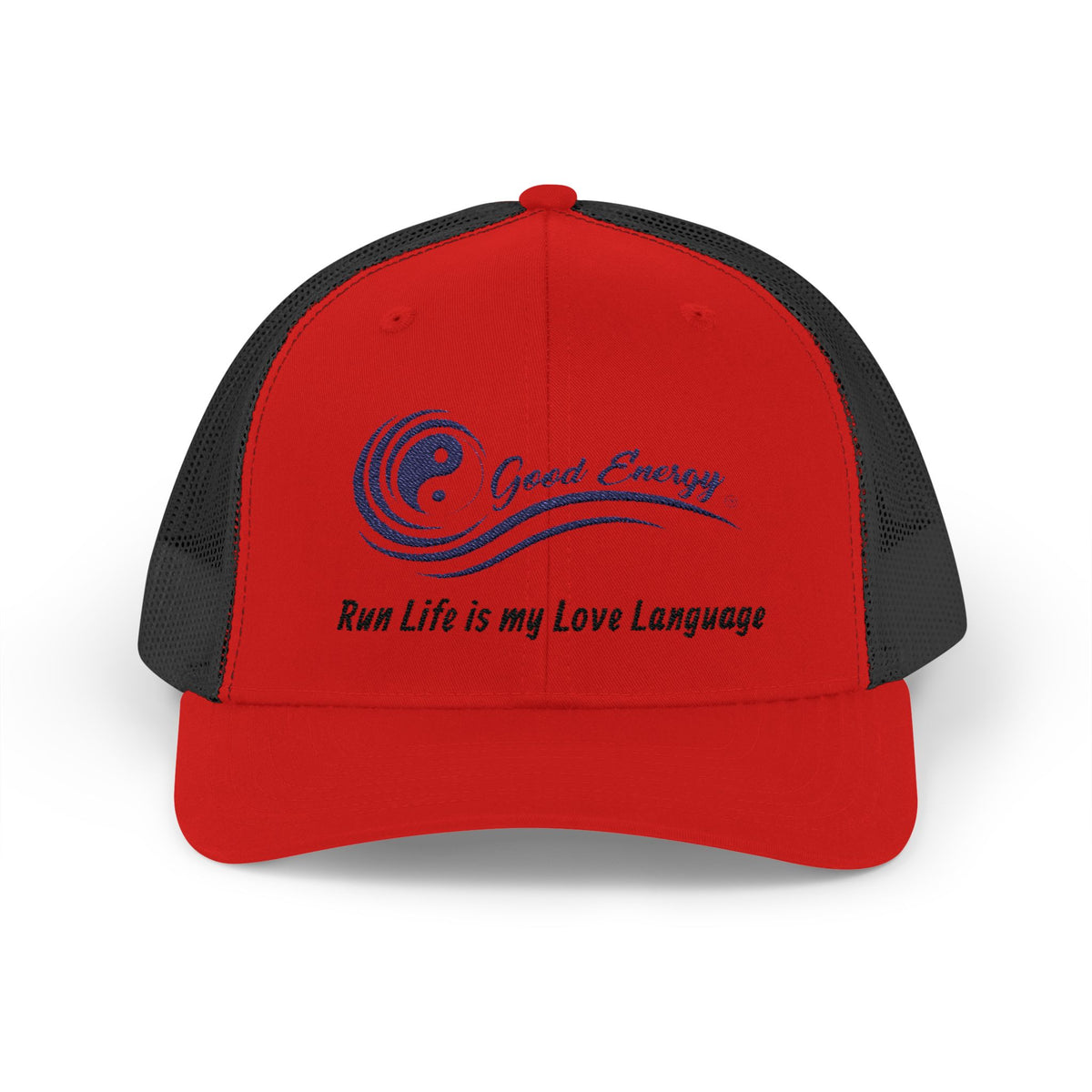 Good Energy Oilfield Snapback Trucker Cap – Run Life is My Love Language