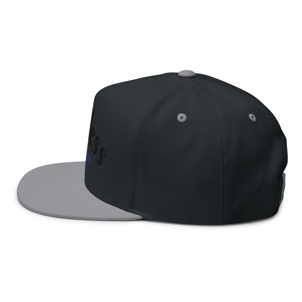 Fearless Embroidered Flat Bill Cap — "Fearless" Good Energy Snapback