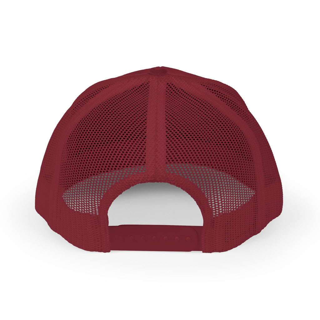Grateful Good Energy Trucker Cap — Retro Script Heartwave Snapback