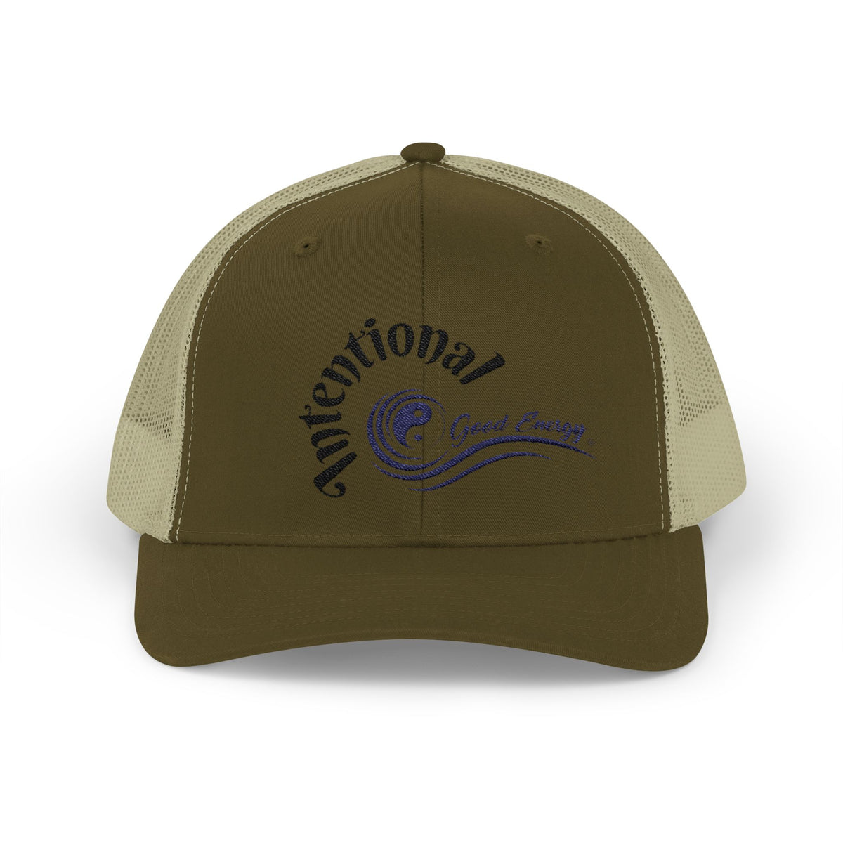 "Intentional" Good Energy Snapback Trucker Cap – A powerful mindset gift for yourself and others