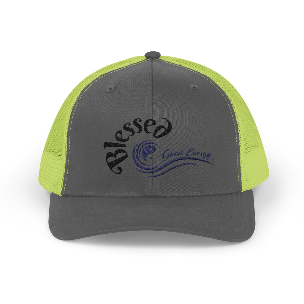 "Blessed" Good Energy Snapback Trucker Cap – A powerful mindset gift for yourself and others