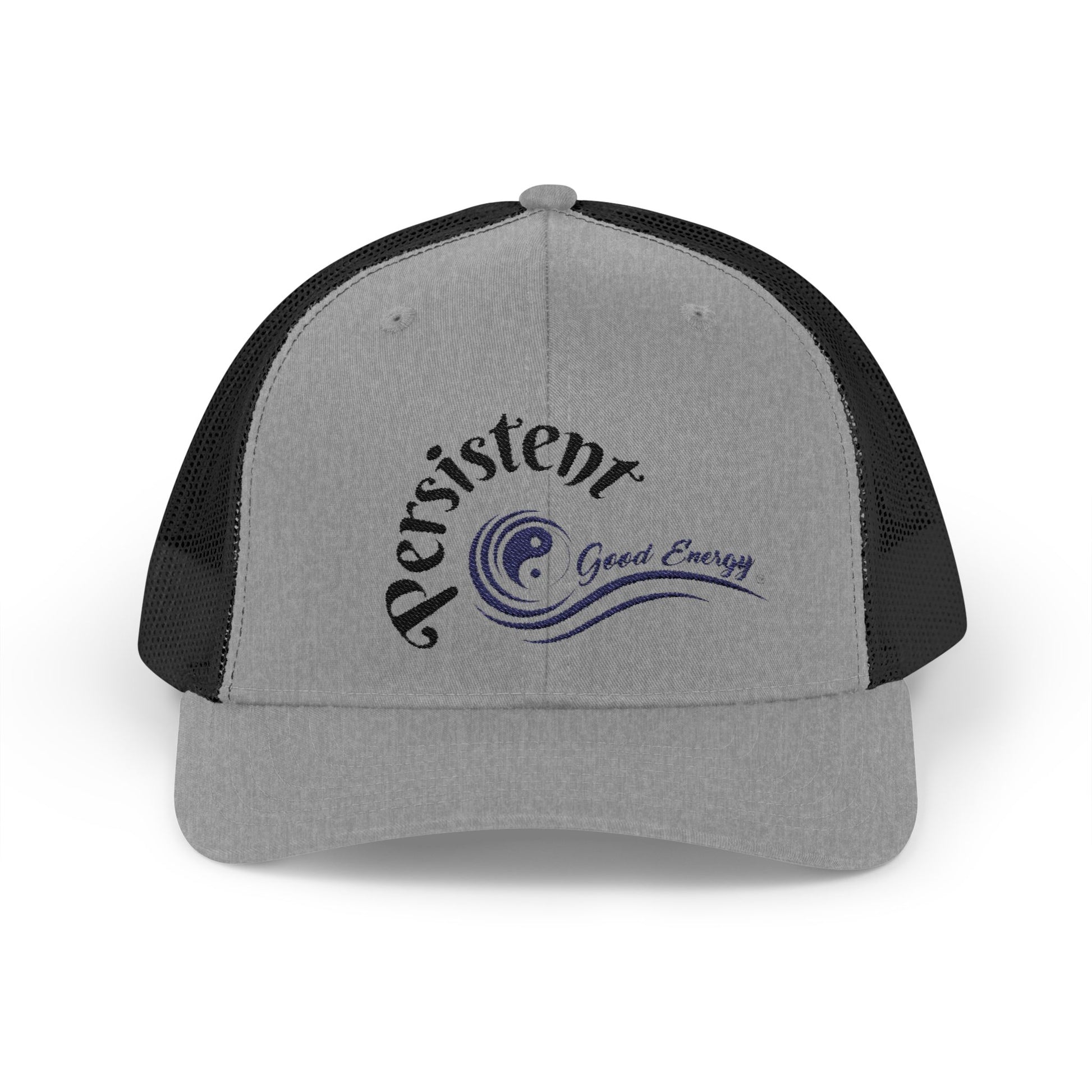 "Persistent" Good Energy Snapback Trucker Cap — Never Give Up, Never Give In