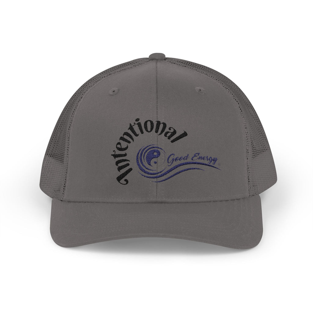 "Intentional" Good Energy Snapback Trucker Cap – A powerful mindset gift for yourself and others