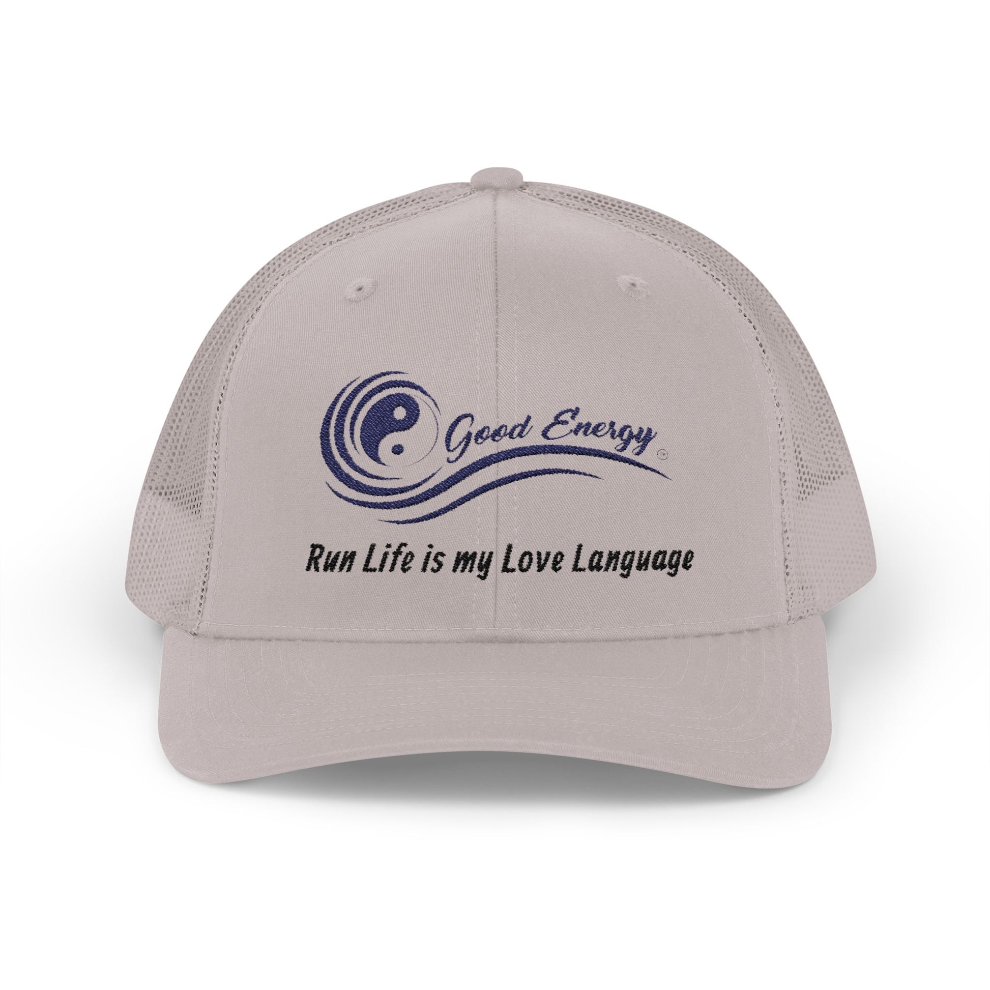 Good Energy Oilfield Snapback Trucker Cap – Run Life is My Love Language