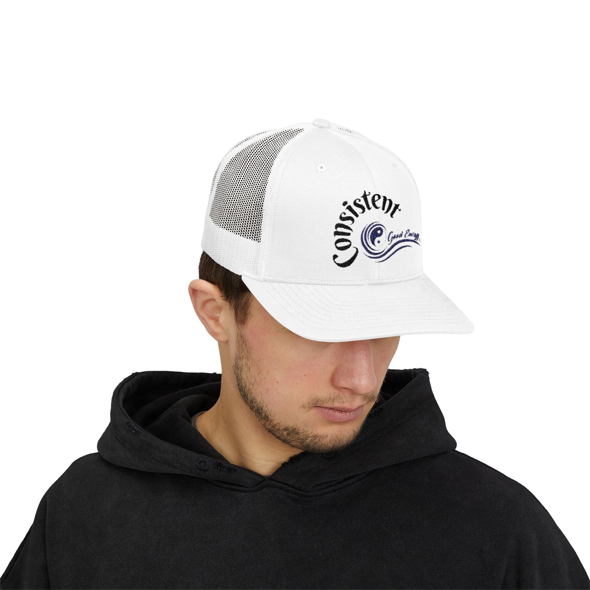 "Consistent" Good Energy Snapback Trucker Cap – Your Commitment to principles and values delivers results