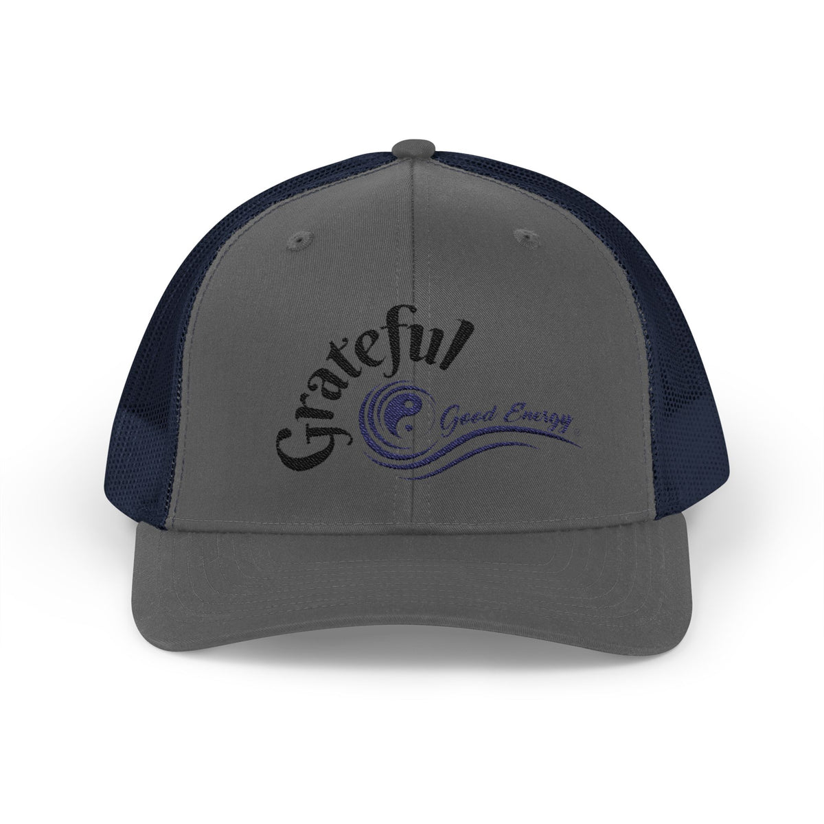 "Grateful" Good Energy Snapback Trucker Cap – A powerful mindset gift for yourself and others