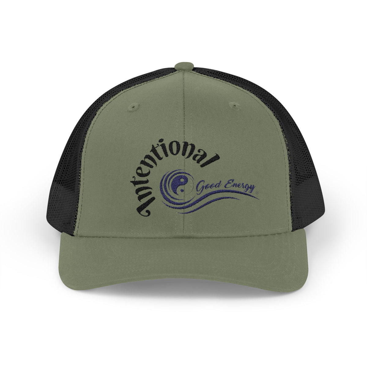 "Intentional" Good Energy Snapback Trucker Cap – A powerful mindset gift for yourself and others