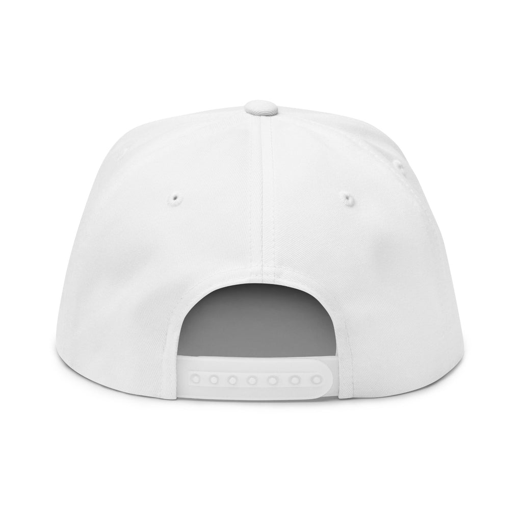 "Fearless" Embroidered Flat Bill Cap — "Fearless" Good Energy Snapback