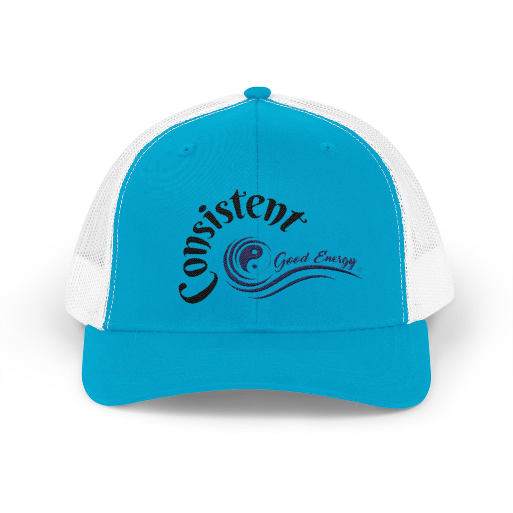 "Consistent" Good Energy Snapback Trucker Cap – Your Commitment to principles and values delivers results