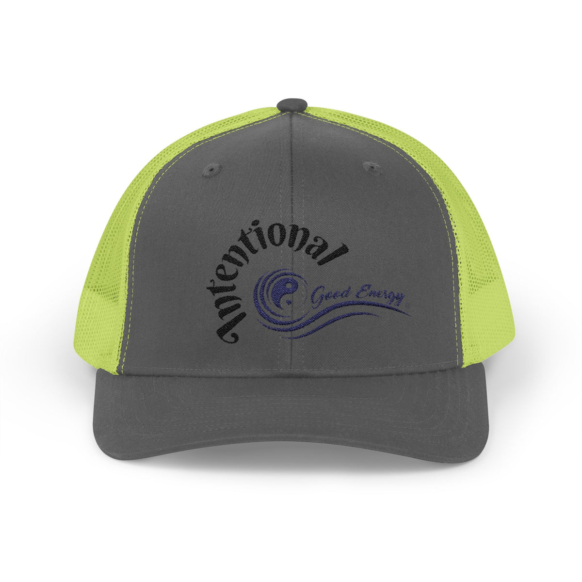 "Intentional" Good Energy Snapback Trucker Cap – A powerful mindset gift for yourself and others