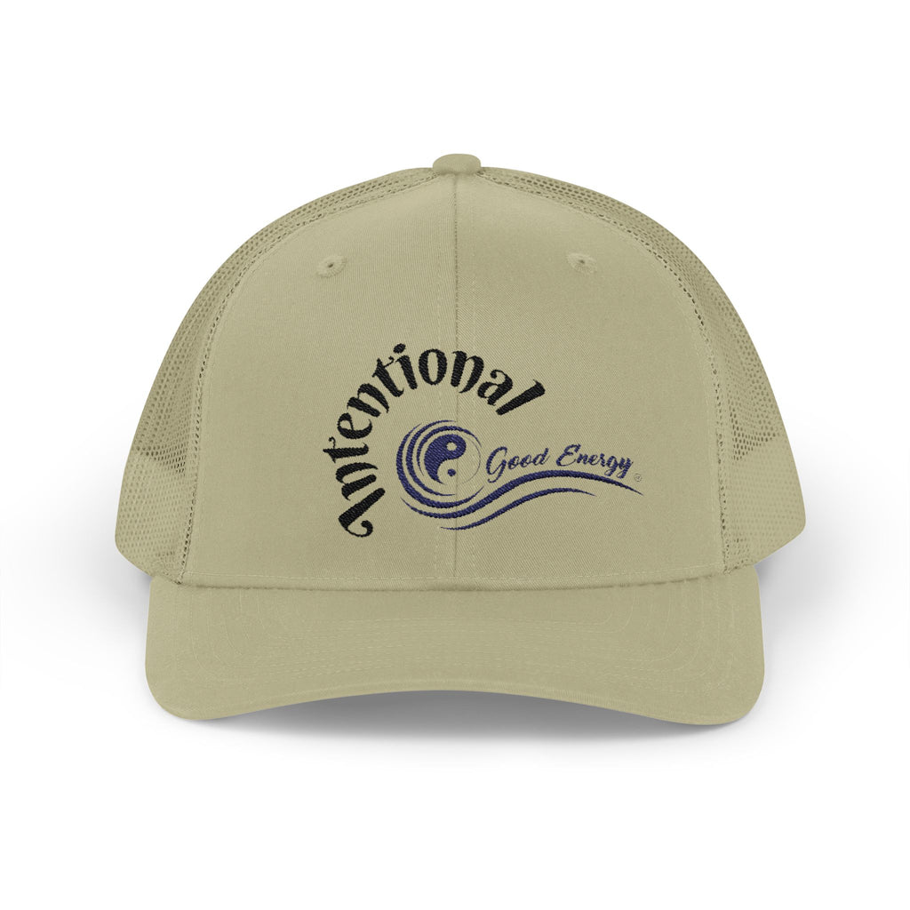 "Intentional" Good Energy Snapback Trucker Cap – A powerful mindset gift for yourself and others