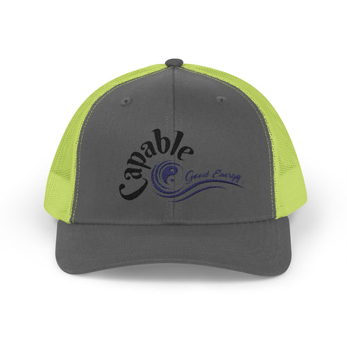 "Capable" Good Energy Snapback Trucker Cap – A powerful mindset gift for yourself and others