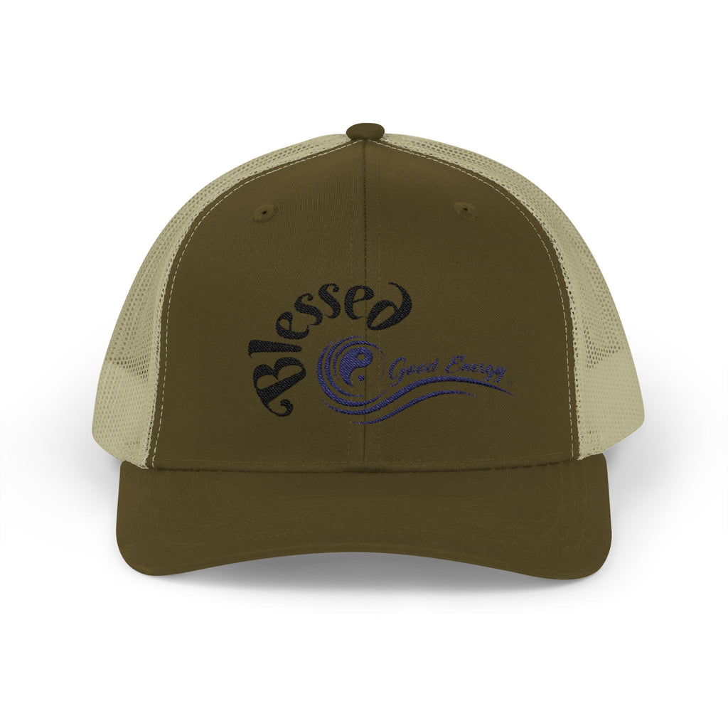 "Blessed" Good Energy Snapback Trucker Cap – A powerful mindset gift for yourself and others