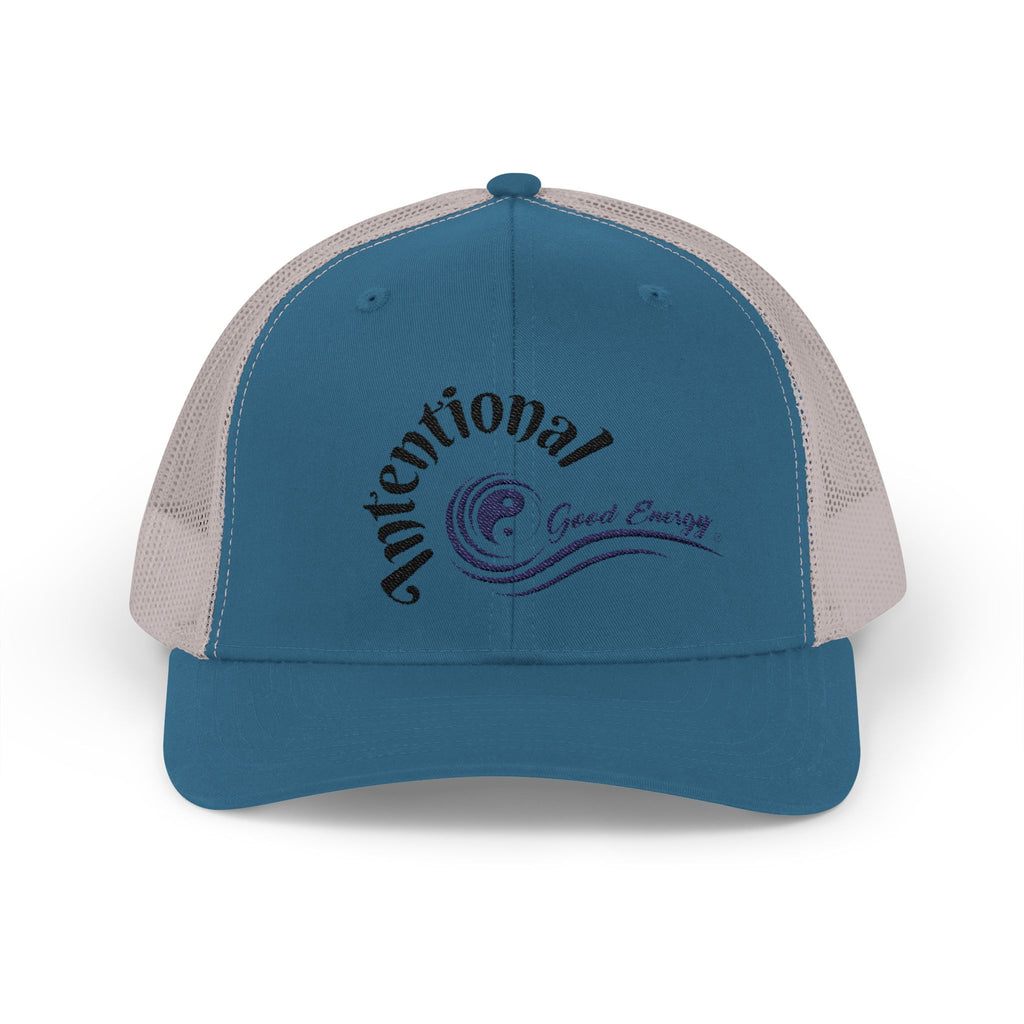 "Intentional" Good Energy Snapback Trucker Cap – A powerful mindset gift for yourself and others