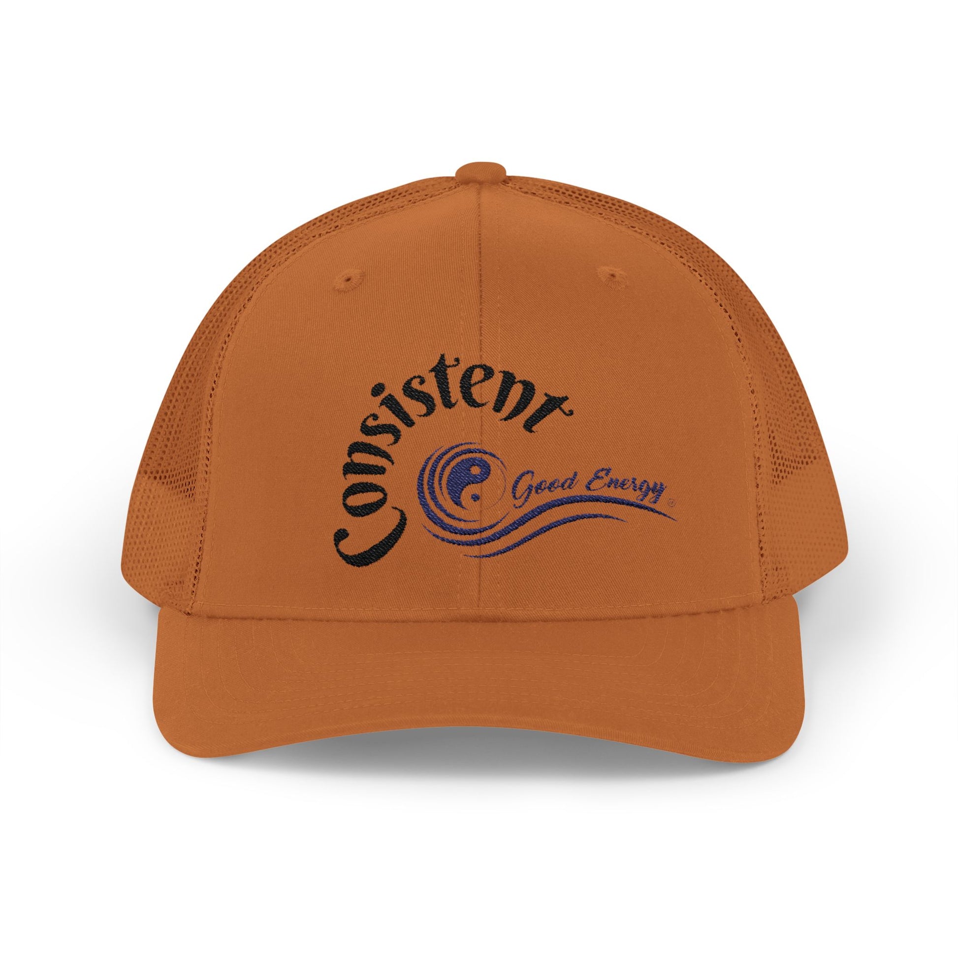"Consistent" Good Energy Snapback Trucker Cap – Your Commitment to principles and values delivers results