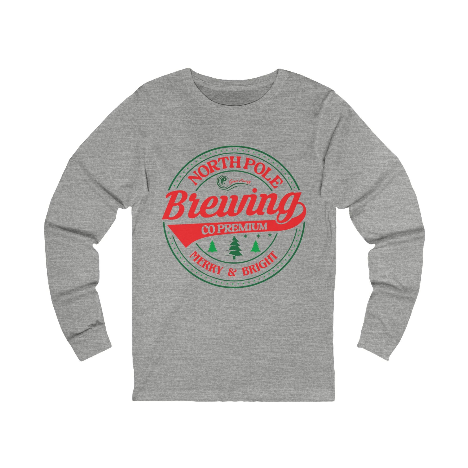 North Pole Brewing Long Sleeve Tee — Merry & Bright Holiday Beer Shirt