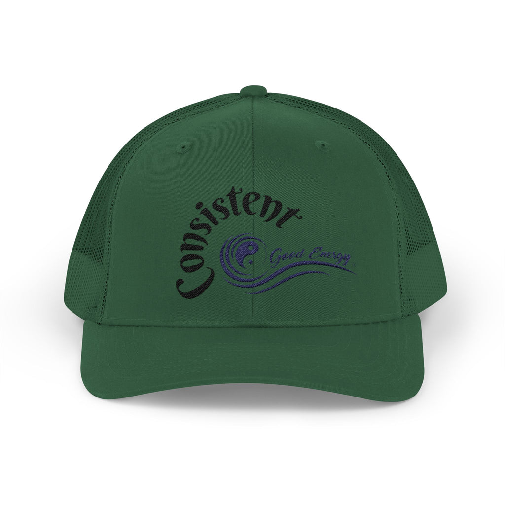"Consistent" Good Energy Snapback Trucker Cap – Your Commitment to principles and values delivers results