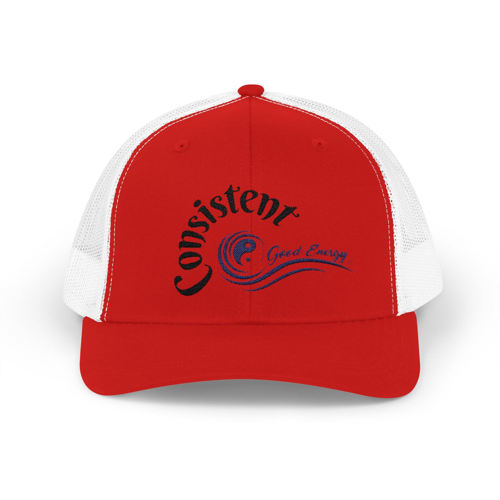 "Consistent" Good Energy Snapback Trucker Cap – Your Commitment to principles and values delivers results