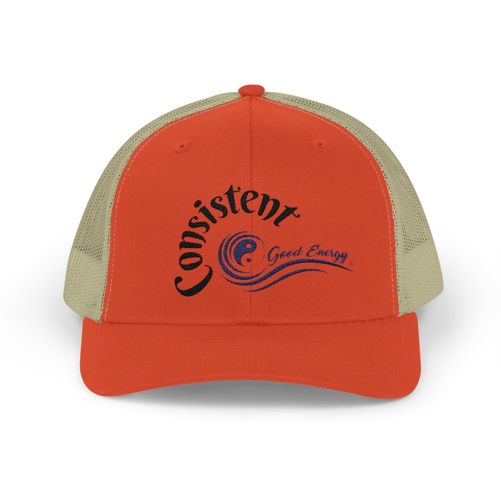 "Consistent" Good Energy Snapback Trucker Cap – Your Commitment to principles and values delivers results