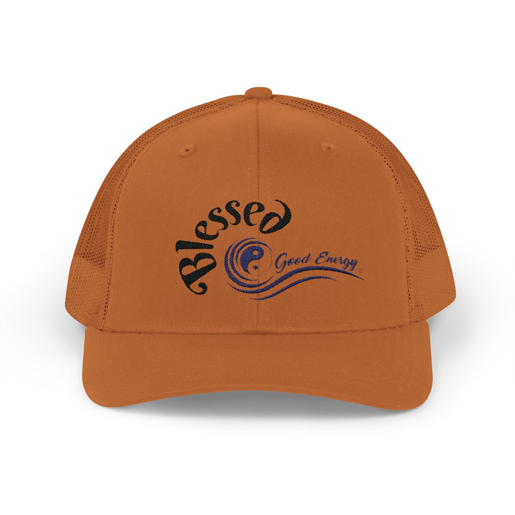 "Blessed" Good Energy Snapback Trucker Cap – A powerful mindset gift for yourself and others