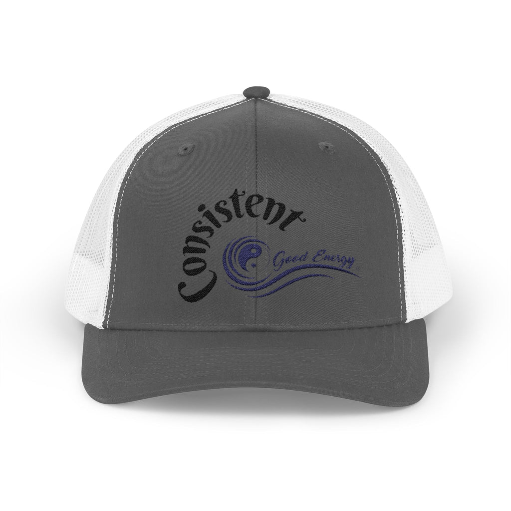 "Consistent" Good Energy Snapback Trucker Cap – Your Commitment to principles and values delivers results